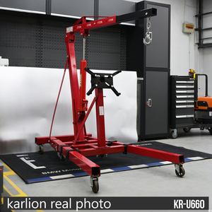 Grue de levage hydraulique pliable KARLION KR-U660 de <span class=keywords><strong>2</strong></span> tonnes avec construction métallique, certifiée CE, garantie 12 mois, cric de voiture - Product Image 2