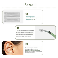 Patch de stimulation auriculaire personnalisable, transparent, hypoallergénique, pour le soulagement des acouphènes