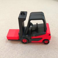 Porte-clés USB Chariot Élévateur Dessin Animé, Modèle de Machine Lourde, Camion, Cadeau Publicitaire d'Entreprise