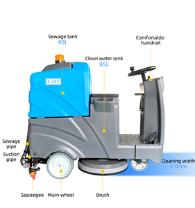 20 inch đi xe trên sàn tiên tiến làm sạch chà máy thương mại siêu thị sàn Scrubber - Product Image 5