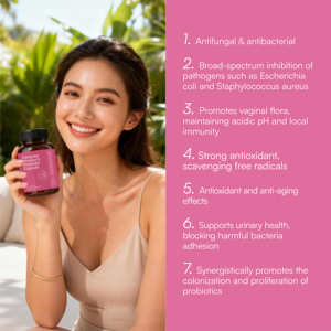 Probióticos de Fabricación GMP, Marca Privada OEM/ODM, Previenen Infecciones Urinarias, Regulan las Bacterias Intestinales, Mejoran la Digestión y la Piel - Product Image 6
