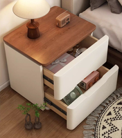 Table de chevet écologique populaire, grand meuble de rangement en bois massif avec rangement simple