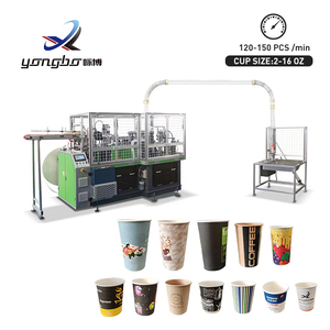 Usine en gros petite tasse à thé en papier jetable faisant la machine PLC <span class=keywords><strong>pompe</strong></span> boîte <span class=keywords><strong>de</strong></span> vitesses <span class=keywords><strong>de</strong></span> roulement à faible coût haute capacité à ultrasons - Product Image 2