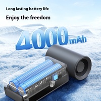 Ventilateur portable sans pales AntarcChill 100 Speed Turbo, 4000 mAh, rechargeable par Type-C, mini ventilateur avec écran numérique