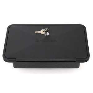 Rv Shower <b>Box</b> Plastic <b>Waterproof</b> Lockable <b>Storage</b> Container For Outdoor Use - Product Image 1