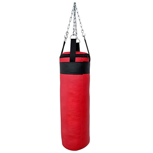 OEM Box Logo Punching Bags with Stand Smart <b>Cushion</b> Leather Kick Boxing Equipment PU and PVC Materials Sand <b>Filling</b> - Product Image 2