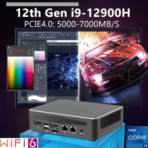 El más nuevo 12th Gen I9 12900H Gaming PC Win11 Thunderbolt4 2 * Lans 2,5G 2 * DDR4 TPM2.0 PCIE4 4X4k Pantalla Mini computadora de escritorio - Product Image 4