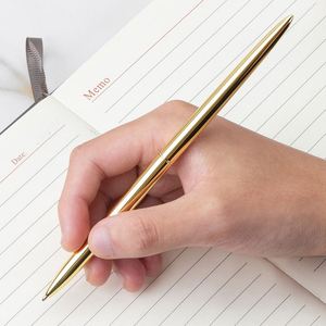 Personalized High End Simple Twist Slim <b>Pen</b> With Printing Custom Logo Fine Metal Body Barrel Clips Silver Black Hotel Ballpoint - Product Image 6