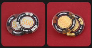 Jetons de poker en acrylique ronds et carrés en gros, imperméables, résistants à l'usure, pour Texas Hold'em et Mahjong, avec impression de logo personnalisé, livraison rapide - Product Image 5