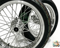 Kit de roues à rayons vintage populaires pour motos, destiné aux acheteurs mondiaux de pièces détachées pour deux-roues