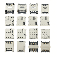 Support de carte Nano SIM auto-éjectable 7P avec broche de détection LCP, haute température, entièrement SMT, pour montage sur table pour appareils numériques 3C