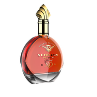 Botol Kaca Mini Kosong 50ml untuk Minuman Keras, Tequila, Gin, Brandy, Wine, Vodka, Penjualan Panas