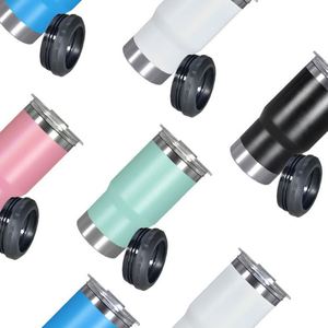 Wholesale Beer Cooler Stainless Steel Beer <b>Bottle</b> Can Holder Double Wall Vacuum Insulated Beer Cooler with Opener Lid Rubber Cup - Product Image 2
