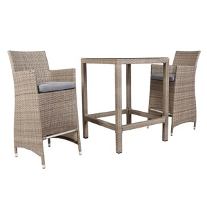 Leisure 3pcs Aluminum Frame Flat <b>Outdoor</b> Furniture <b>Bar</b> <b>Set</b> Balcony <b>Set</b> - Product Image 4