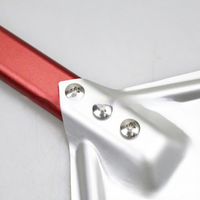 Nouvelle pelle à pizza ovale en aluminium personnalisable de 12 pouces, style européen, perforée, outil de transfert pour la cuisson avec logo personnalisé