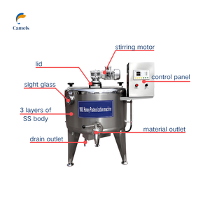 Máquina Pasteurizadora de Jugos de Acero Inoxidable 304 de 100L, Tanque Pasteurizador de Jugos de Frutas - Product Image 3