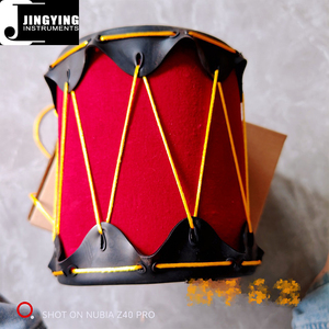 2024 Jingying Musique Maternelle Aides Pédagogiques Pour Enfants, 16CM Peau De Vache Tambours Indiens Instruments De Percussion - Product Image 4