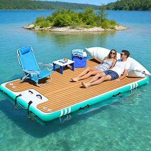 Tapete Inflable de Agua Personalizado Premium, Tapete Flotante de PVC Antideslizante para Playa, Lago, <span class=keywords><strong>Piscina</strong></span>, Ocio al Aire Libre, Tomar el Sol, Juguete Acuático - Product Image 1