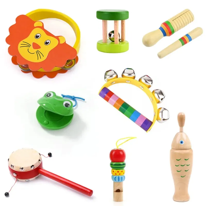 2pcs Baby Music Toys Children Musical Instruments Kids Learning Education For 1 2 3 4 5 6 Years Old Boys Girls Kinder Spielzeug