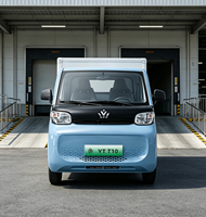 Véhicule utilitaire électrique spacieux avec long plateau, moteur 50 kW et autonomie de 201-300 km pour le transport de marchandises volumineuses en ville