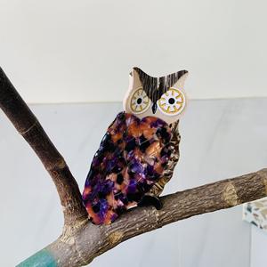 Varios pájaros Acetic Claw Clip Cisne Búho Pavo Real Hairclip Lady Shark Clip - Product Image 4