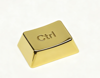 Custom High Precision Cnc Machined Prototype Oem Machining Manufacturing Custom Keyboard Cover Metal Keycap