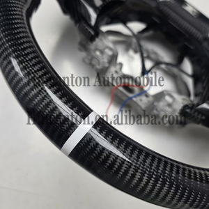 Volante Deportivo de Fibra de Carbono con Cuero Perforado para Lexus ES250 RX300 RX, Venta al Por Mayor - Product Image 5