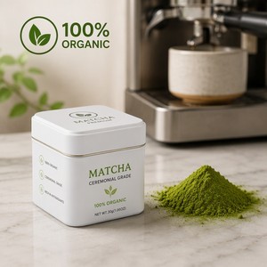 Premium Organic Matcha Green <b>Tea</b> Powder Ceremonial Grade Support Custom <b>Tin</b> Packaging And Private Label OEM Service - Product Image 3
