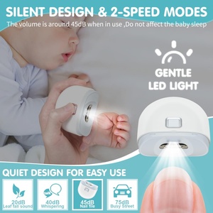 เครื่องตัดเล็บไฟฟ้าแบบใหม่ เสียงเบา สำหรับเด็ก ผู้ใหญ่ และทารก - Product Image 3