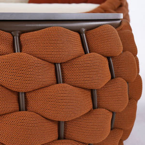 屋外籐椅子ソファガーデン屋外中庭レジャーバルコニーリビングルームヴィラ籐ソファコンビネーション家具 - Product Image 3