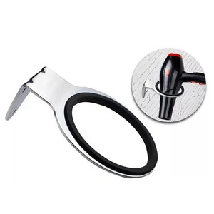 Support mural pour sèche-cheveux en acier inoxydable pour salon de coiffure, porte-sèche-cheveux, outils de coiffeur et de barbier - Product Image 1