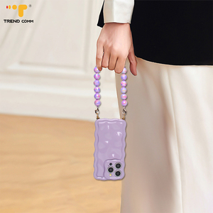 3D xoăn hình dạng sóng TPU điện thoại di động Trường hợp đối với iPhone 15 Pro Max chống sốc kẹo sóng màu điện thoại trường hợp bán buôn - Product Image 6