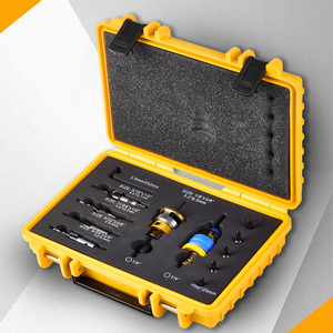 Juego de brocas de fregadero de alta calidad, broca de pared seca ajustable, caja de plástico, 5 brocas PH2, 4 taladros adicionales - Product Image 1