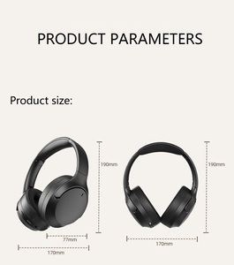 <span class=keywords><strong>Casque</strong></span> sans fil <span class=keywords><strong>Bluetooth</strong></span> 5.3 pliable avec réduction active du <span class=keywords><strong>bruit</strong></span> (ANC), son stéréo HiFi, batterie amovible - Product Image 5
