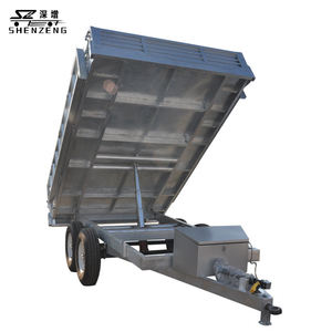 Remorque à essieux tandem Remorque à benne basculante à côtés hauts Meilleur prix - Product Image 4