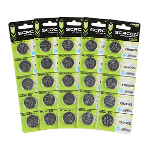 Cuanen 3.0v <span class=keywords><strong>cr2025</strong></span> <span class=keywords><strong>batteria</strong></span> a bottone al litio <span class=keywords><strong>CR2025</strong></span> per chiave auto telecomando orologio - Product Image 1