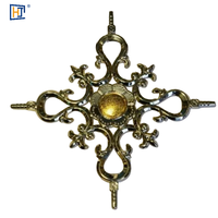 Connecteur de barre géorgienne, connecteur croisé, clip de connecteur de barre Muntin en aluminium pour verre isolant, clip de grille décorative pour fenêtre