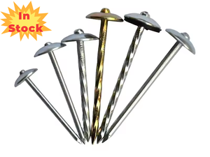 Clous de toiture ondulés galvanisés de haute qualité au prix <span class=keywords><strong>d</strong></span>'usine pour la construction 2,5 pouces * Bwg 9 - Product Image 3