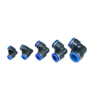 Chen Can Pneumatic Blue <b>Connector</b> Elbow Pv8 Pv10 Pv12 Pv14 <b>Quick</b> Connect L Shaped 90 Degree For Pneumatic Equipment - Product Image 4