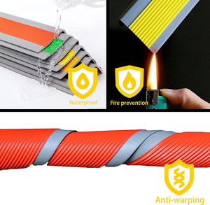 Profilé de nez de marche en PVC durable pour escaliers en bois et stratifiés, bordures de nez de marche en forme de L, protection antidérapante pour marches d'escalier - Product Image 4