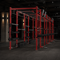 REYK Rack de fitness multifonctionnel commercial, équipement d'entraînement aux squats, musculation des jambes, tube en acier Q235, 680 kg