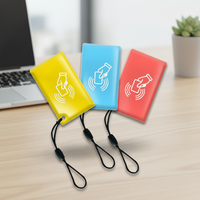 Porte-clés NFC étanche 13,56 MHz, étiquette RFID en époxy pour la recharge de véhicules électriques et les paiements sans contact, clé intelligente