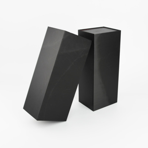 กล่องไวน์กระดาษแข็งบางยาวสีขาวพับได้ขนาด33ซม. กล่องสี่เหลี่ยมกระดาษเกรดสูง - Product Image 5