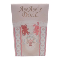 Boîte de présentation de jouets personnalisée en gros avec fenêtre transparente en PVC, emballage en carton pliable pour poupées et jouets en peluche