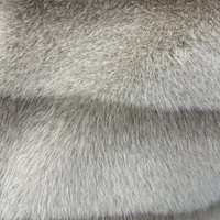 Maßgefertigter Superweicher Kunstfell-Stoff in Chinchilla-Farbe mit Kaninchen- und Nerzeffekt