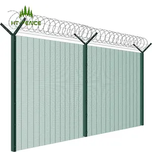 HT-FENCE Factory Price Galvanized Steel Concertina Barbed Wire