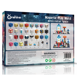 Interstellar Space 2025: Costruisci il Tuo Mondo - Giocattoli Sensoriali per Bambini, Set Essenziale con Spade Colorate in Plastica e Blocchi Magnetici per Costruzioni - Product Image 2