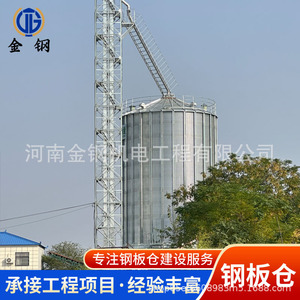 Silo de Acero Jin Gang para Almacenamiento de Granos, Almacén Industrial con Instalación In Situ - Product Image 1