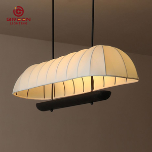 Lámpara de techo de araña de tela <span class=keywords><strong>rectangular</strong></span> moderna para mesa de comedor o <span class=keywords><strong>cocina</strong></span> para uso en hoteles - Product Image 2