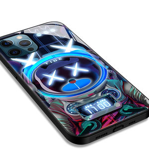 <span class=keywords><strong>Funda</strong></span> de Teléfono con Luz Nocturna LED de Vidrio Templado Luminoso para <span class=keywords><strong>VIVO</strong></span>, <span class=keywords><strong>Funda</strong></span> de Vidrio Luminosa para <span class=keywords><strong>VIVO</strong></span> <span class=keywords><strong>Y72</strong></span> Y55 Y76 <span class=keywords><strong>5G</strong></span> - Product Image 2